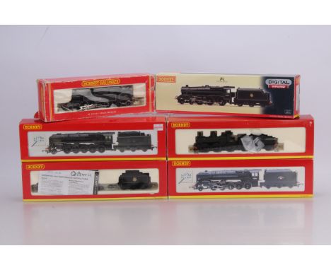 Hornby 00 Gauge Margate and China BR black Steam Locomotives,  comprising Class 9F 2-10-0 locomotives R 2105 92156 and R2248 