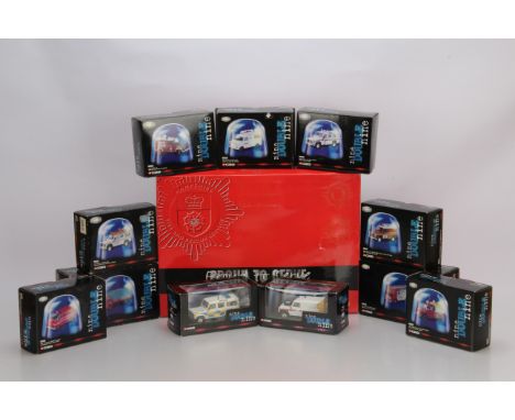 Corgi Nine Double Nine and Hampshire Fire and Rescue Set, all boxed, Nine Double Nine, Land Rovers, CC07704 South Glamorgan F