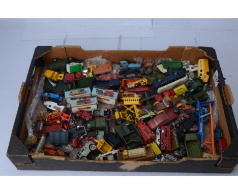 Postwar and Later Playworn Diecast Vehicles, vintage and modern, private, commercial, military and models from TV and film, e