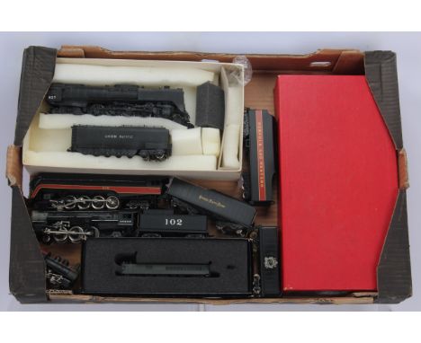 American HO gauge Westside Bachmann and Rivarossi Steam Locomotives , including Westside Models 4-8-4 brass model Union Pacif