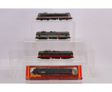 Hornby 00 Gauge Margate Electric Locomotives, including GNER dark blue Class 91 Locomotive 91019 'Scottish Enterprise'  in an