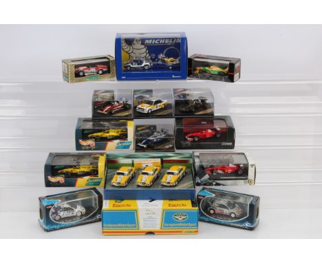 Modern Diecast Formula One and Other Competition Models, all boxed/cased, Corgi JA1003 Jaguar Racing three car set, XJ6 Jim S