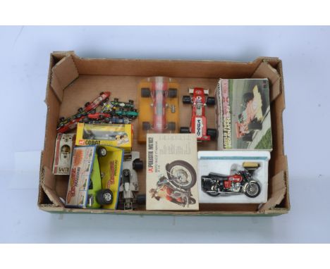 1960s and Later Diecast Competition Models, in various scales, boxed/cased examples, Polistil 1:15 scale MS102 Moto Guzzi V7 