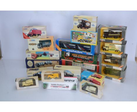 Modern Diecast Prewar to Modern Mainly Haulage and Delivery Vehicles, all boxed, examples by Corgi, 09802 ERF 8 Wheeler 1995 