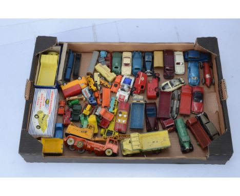 Postwar and Later Playworn/Unboxed Diecast Vehicles, private and commercial vehicles in various scales, includes a boxed Dink