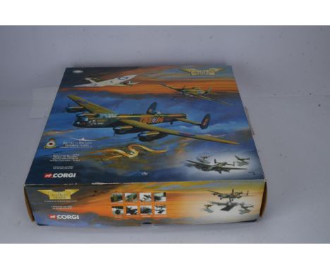 Corgi Aviation Archive 1:72 Scale Battle of Britain Memorial Flight Set,  a boxed AA32602 set, includes Avro Lancaster Mickey