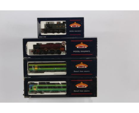 Bachmann Branch-Line 00 Gauge Steam Locomotives and Railcar, 31-185 LMS crimson Jubilee Class 5663 'Australia', 32-135A GWR g