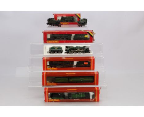 Hornby Margate and Lima Southern and Great Western 00 Gauge Steam Locomotives , R349 green King class Locomotive and tender 6