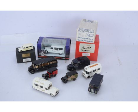 White Metal Resin and Diecast Emergency and Commercial Vehicles, boxed models, white metal,  1:76 scale BW Models Daimler DC2