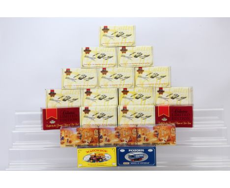 Matchbox Collectibles Vintage Steam Road Vehicles, all boxed, Age of Steam II Collection, YAS10, YAS12, YAS08, YAS07, YAS11, 