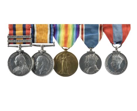 Five medals to Sergeant Charles Eugene Sullivan, 32nd Battalion Imperial Yeomanry and 18th Battalion London Regiment: Queen's