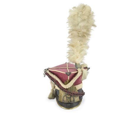 A finely made miniature Lance Cap (Shapka) representing the headdress of the First Regiment of Polish Light Cavalry of the Na