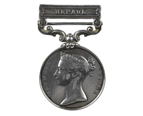 The Army of India Medal 1799-1826 to Lieutenant (later Brigadier General) Thomas Palmer, 2nd Battalion 19th Native Infantry, 