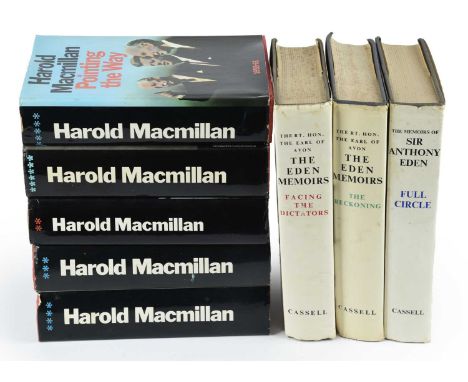 MacMillan - Harold: five volumes of his memoirs: 'The Blast of War 1939-45', 'Tides of Fortune 1945-55', 'Riding the Storm 19
