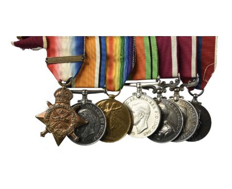 Nine medals named or attributable to Warrant Officer 1st Class William Bertie Land, B.E.M., Royal Engineers: Medal of the Ord