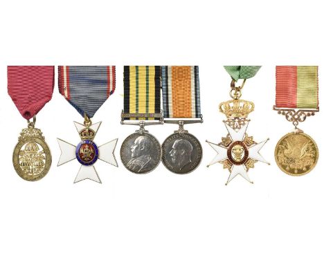 The fine group of Orders and Medals to Paymaster Rear Admiral Philip John Hawkins Lander Row, C.B., C.V.O., R.N., Keeper of t