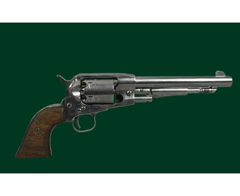  ƑRuger: a .45 six-shot 'Old Army' percussion revolver, serial number 148-06225, stainless steel, round barrel 7.5 in., back 