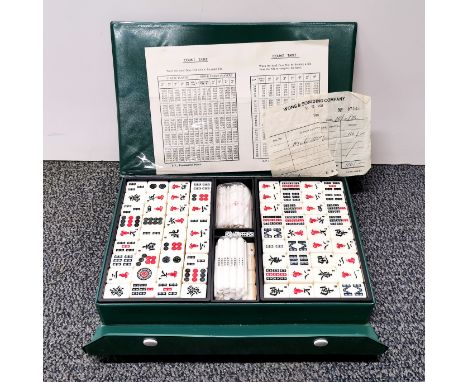 A 1970's cased Mahjong set.