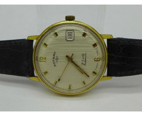 A gentleman's Rotary 21 jewel automatic wristwatch