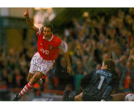Paul Merson signed 16.5x12 Inch colour print. Good condition. All autographs are genuine hand signed and come with a Certific