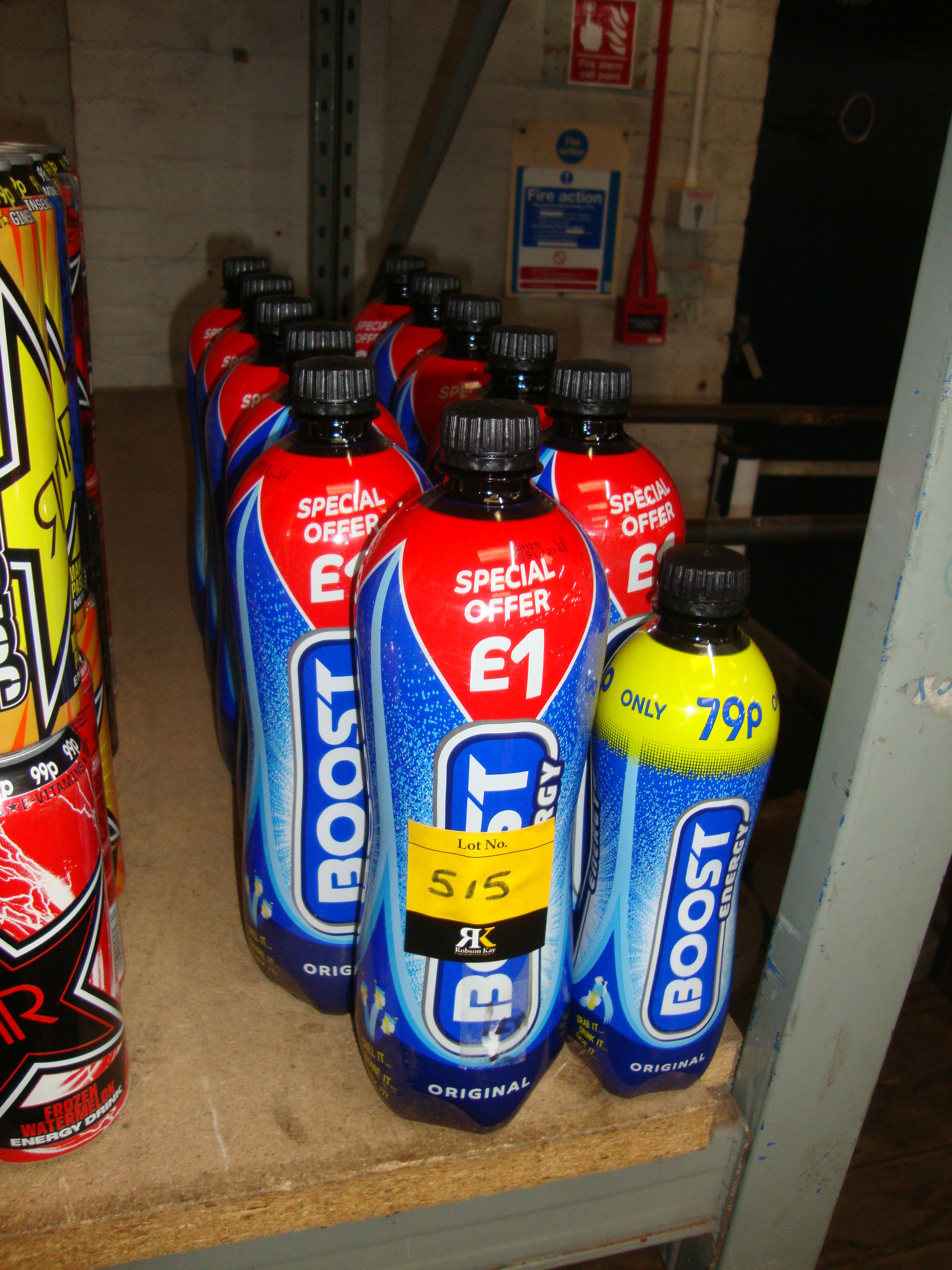 12 bottles of Boost energy drink - this lot comprises of 11 x 1 litre ...