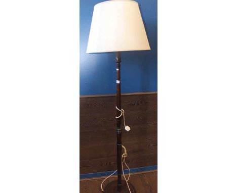 MAHOGANY STANDARD LAMP