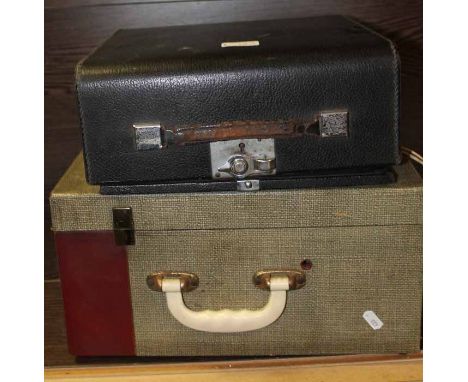 VINTAGE RECORDER 
together with an imperial typewriter 