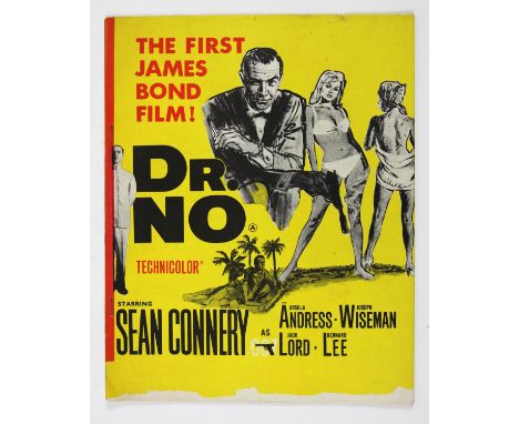 James Bond Dr. No (1962) UK Information booklet, rare item and format, 8 x 10 inches. Condition Report:  All pages complete, 