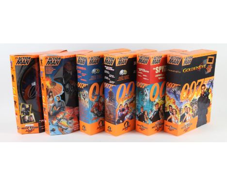 James Bond - Six limited edition boxed Action Man figures including The Spy Who Loved Me, GoldenEye, Thunderball, You Only Li