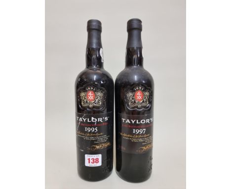 Two 75cl bottles of Taylor's LBV port, comprising: 1995 and 1997. (2) 