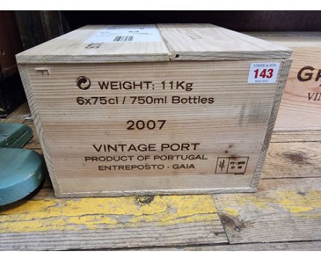 A case of six 75cl bottles of Smith Woodhouse 2007 vintage port, in owc. 