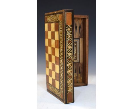 Middle Eastern folding chess board/backgammon board   Condition: 