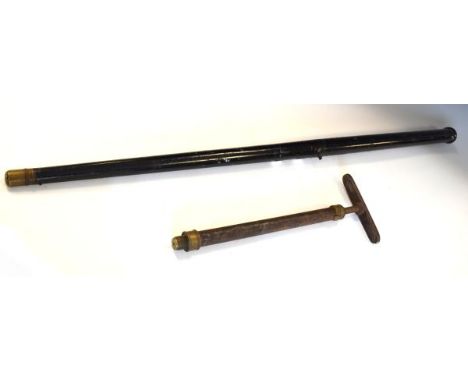 Vintage poachers metal air gun/stick   Condition: 