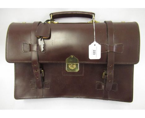 Glenroyal modern leather briefcase 