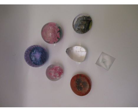 Caithness glass paperweight, together with a small quantity of other paperweights 