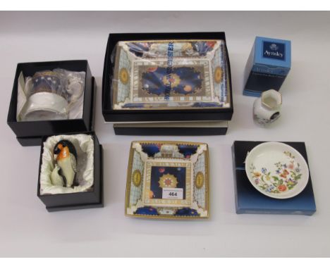 Group of three Royal Worcester Millennium ceramics (two boxed), together with a Spode Millennium mug and a quantity of other 