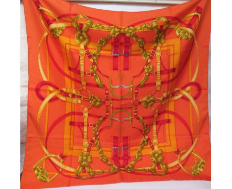Hermes, Paris, silk scarf ' Grand Manege ' by Henri D'Origny, 90cm squareIn good condition, couple of minor marks / pulls 
