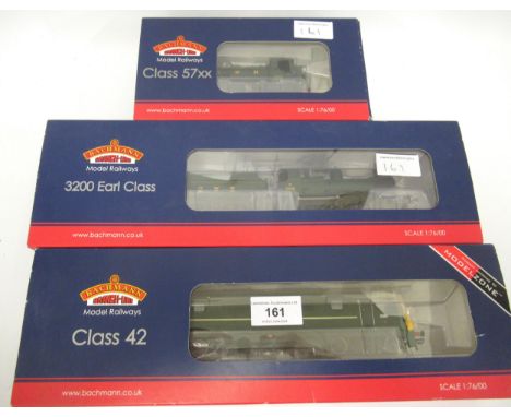 Bachmann 00 gauge Limited Edition Class 42 diesel engine, another Earl class locomotive and a Class 57XX engine 