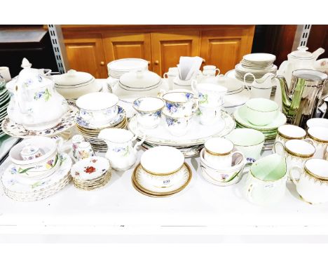 Quantity of assorted china including tea service, Richmond bone china, blue poppy, Minton, Paragon, etc. 