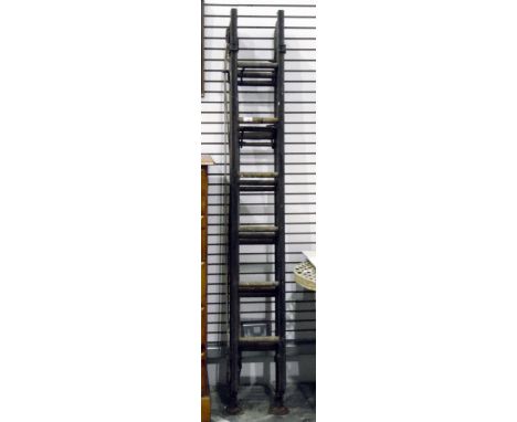 The Slingsby Steelback Patent Extension Ladder in three stages 