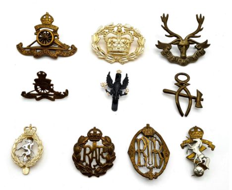 10 x British Army Badges. 