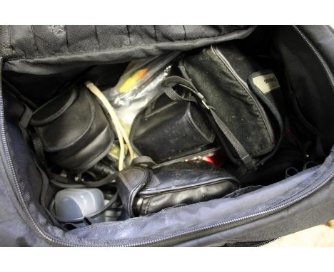 Various camera equipment.