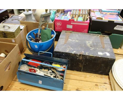 A quantity of old tools.