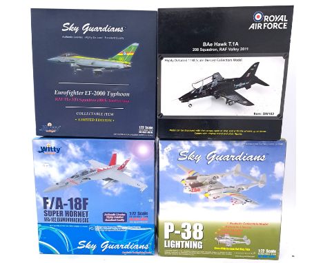 Sky Guardians (Witty Wings), Squadron Wings and similar a boxed group of mixed scale military aircraft models to include Squa