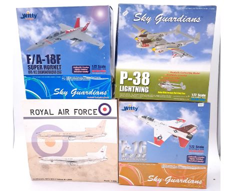 Sky Guardians (Witty Wings) and similar a boxed group of mixed scale military aircraft models to include Sky Guardians (Witty