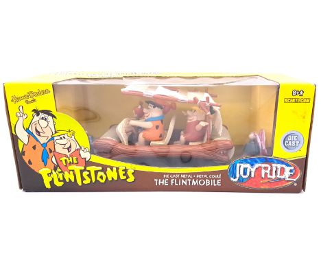 Joyride 1/18th scale TV Related "The Flintmobile" Hannah Barbera "The Flintstones" including figures Fred Flintstone, Barney 