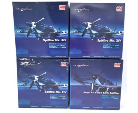 HM Hobby Master, (Air Power Series) a boxed group of 1:48 scale military aircraft "Spitfire" models comprising of HA7110 Spit