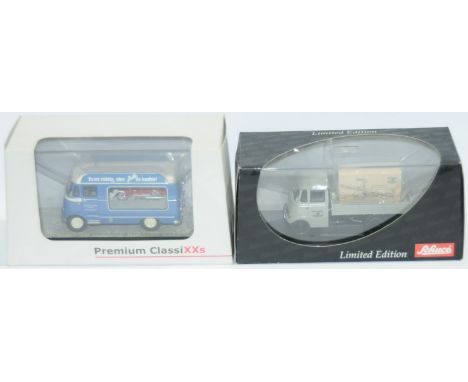 Schuco &amp; Premium ClassiXXs a boxed pair comprising of Schuco No.02912 Mercedes0Benz L319 Heinkel Roller and Premium Class