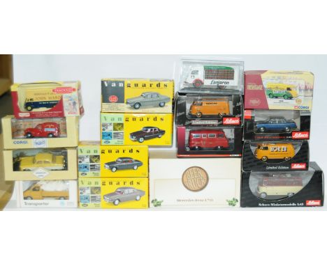 Vanguards, Corgi &amp; Similar a boxed group to include Vanguards VA27009 Rover 2000, Corgi 99835 Ford Zodiac and others (see