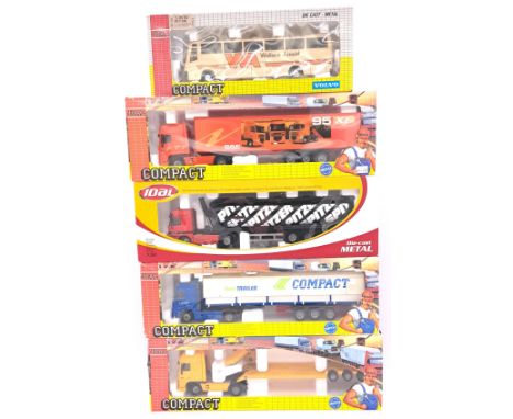 Joal Compact and similar, a boxed Commercial 1:50 scale group comprising mainly of Truck/Trailer models to include 364 Merced